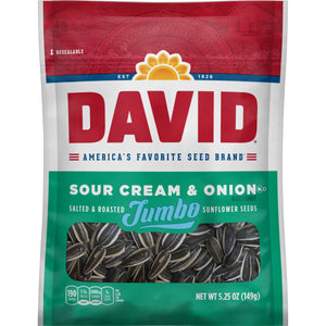 David's Sunflower Seeds Sour Cream & Onion 5.25 Oz