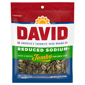 David's Sunflower Seeds Reduced Sodium 5.25 Oz