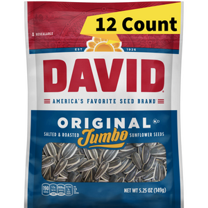 David's Jumbo Sunflower Seeds Original 5.25 Oz