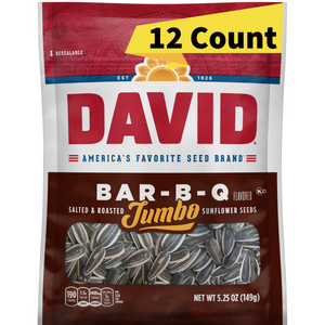 David's Jumbo Sunflower Seeds Bbq 5.25 Oz